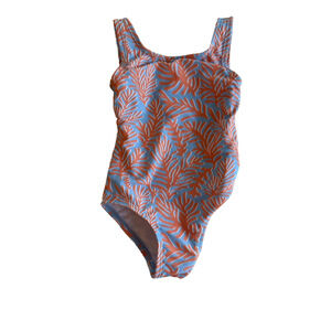 Baby Girl Joe Fresh Swimsuit 6-12M Blue Orange